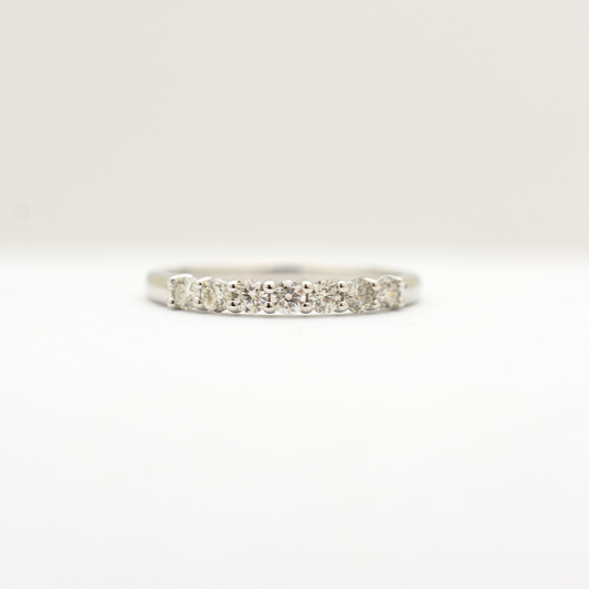 14k Diamond Wedding Band 0.35ct Total Weight