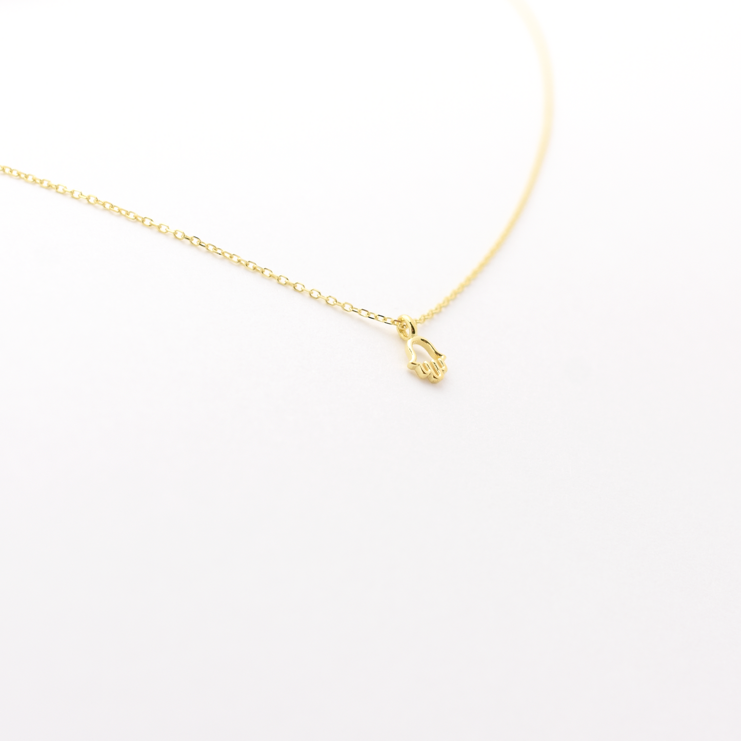 14k Mini Hamsa Necklace