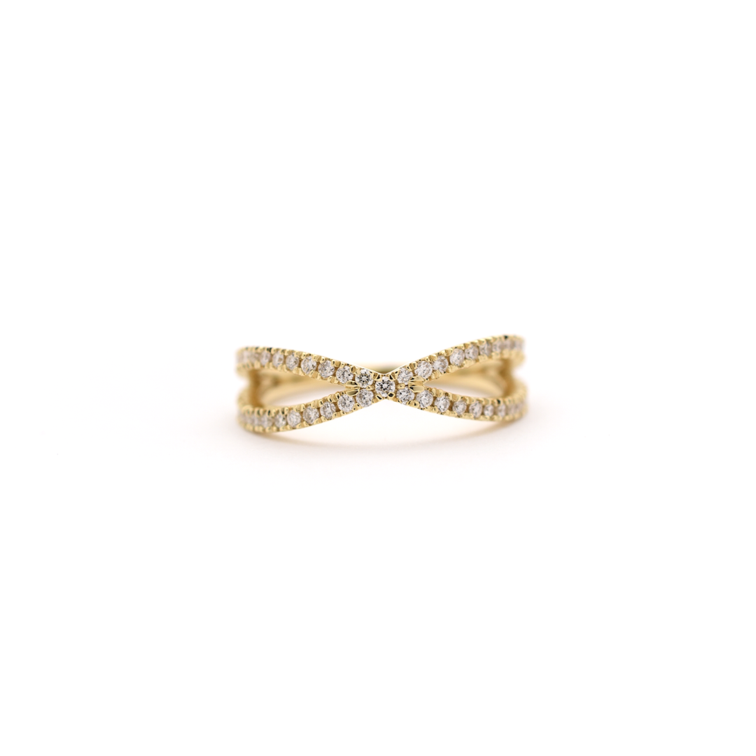 14K X Diamond Ring