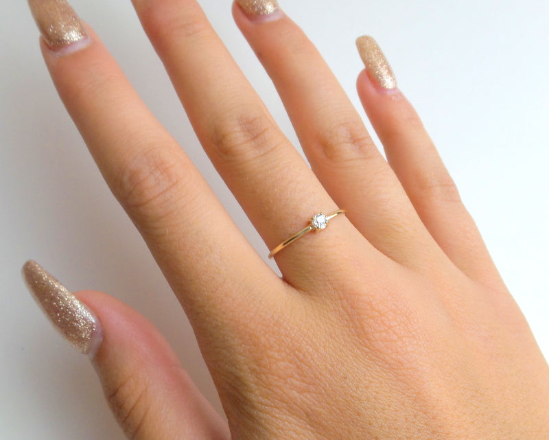 0.15ct Diamond Engagement Ring