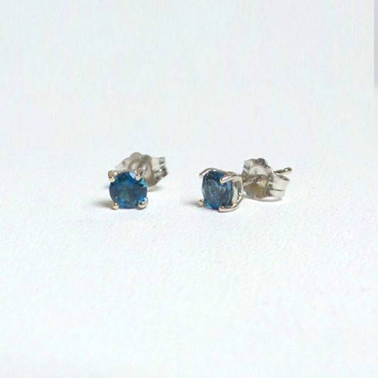 Blue Topaz Earrings