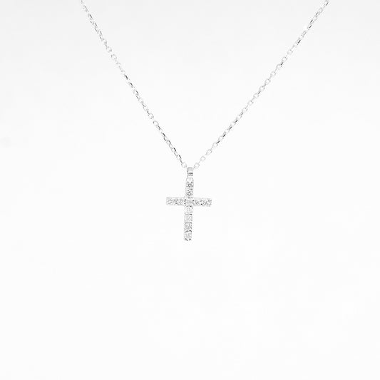 14k gold diamond cross