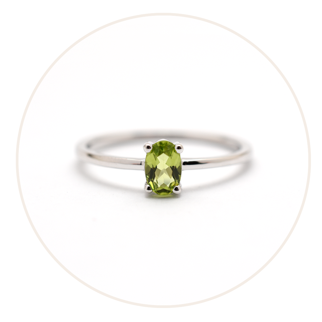 August Birthstone Peridot by Diamond For Love