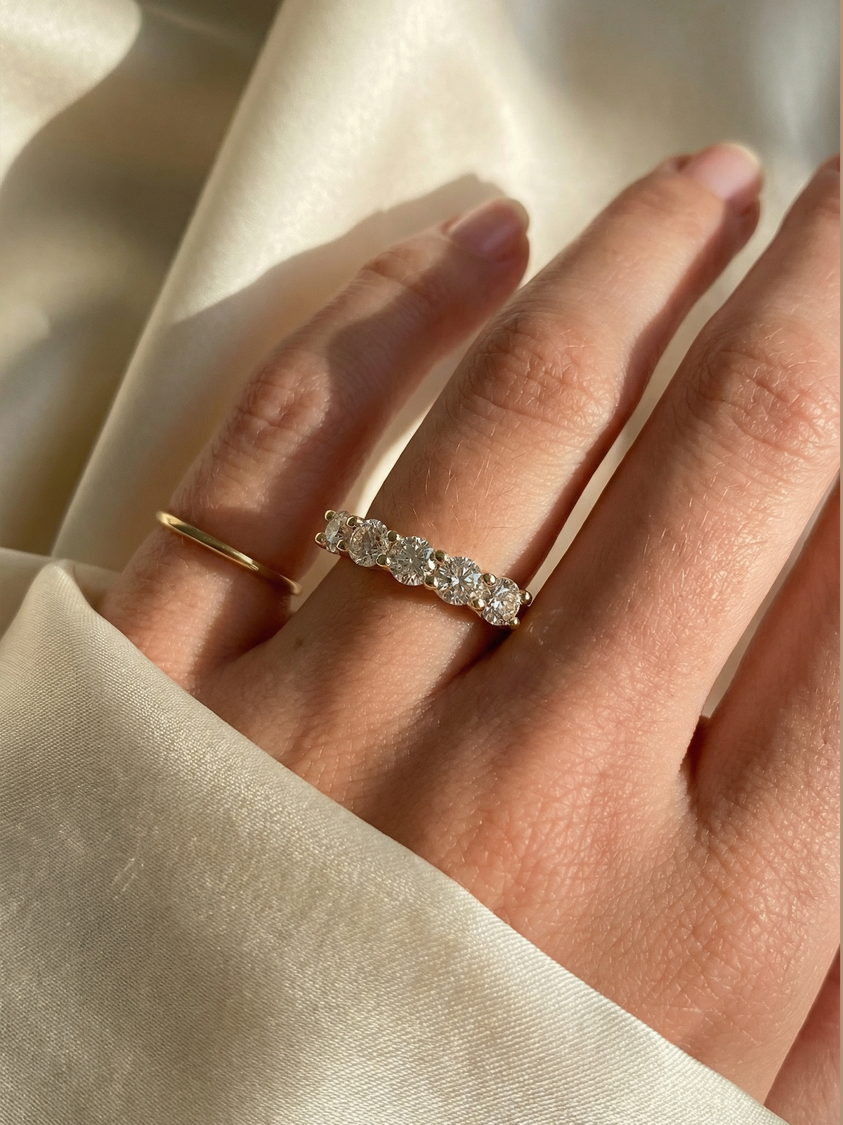 14k Gold Diamond and Gemstone Rings by Diamond For Love