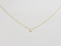 Diamond Bezel solitaire 0.50 carat Necklace