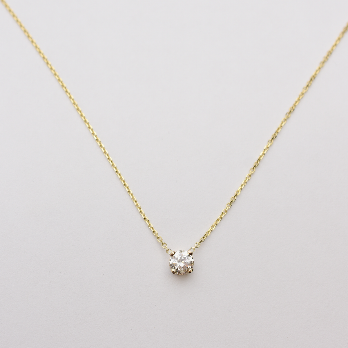14k Floating Diamond Necklace - 0.50ct