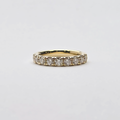 diamond wedding band - 14k solid gold diamond wedding ring - bridal ring - ladies diamond wedding band- 0.90 ct diamond ring