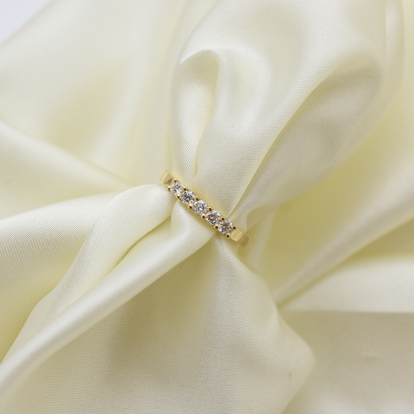 14k Diamond Wedding Band 0.35ct Total Weight