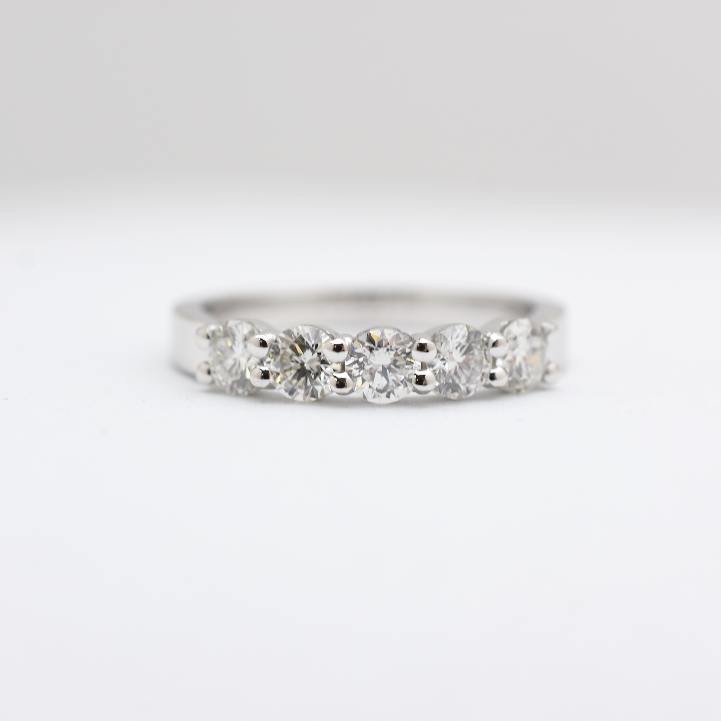 14k Diamond Wedding Band 0.75ct Total Weight