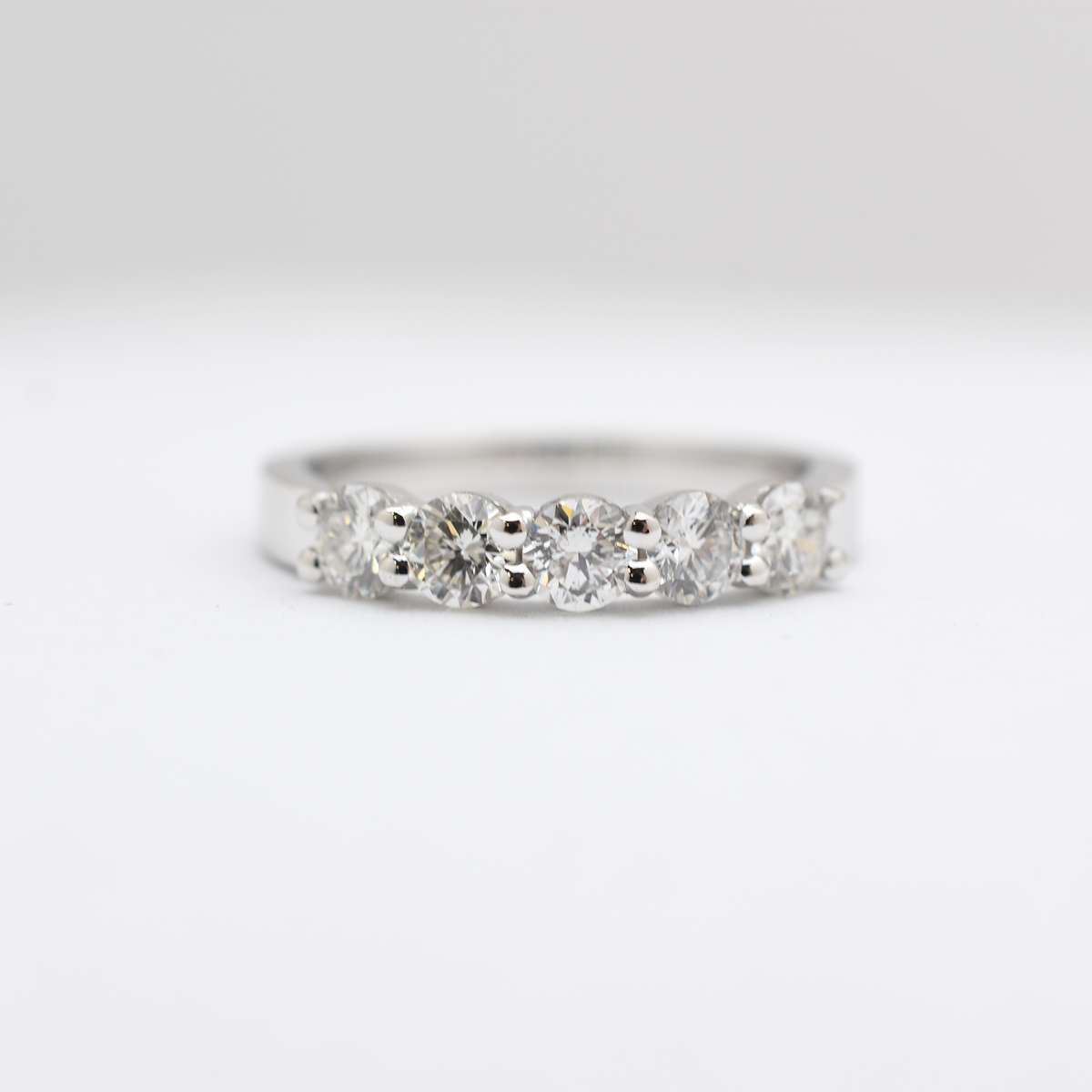 14k Diamond Wedding Band 0.75ct Total Weight