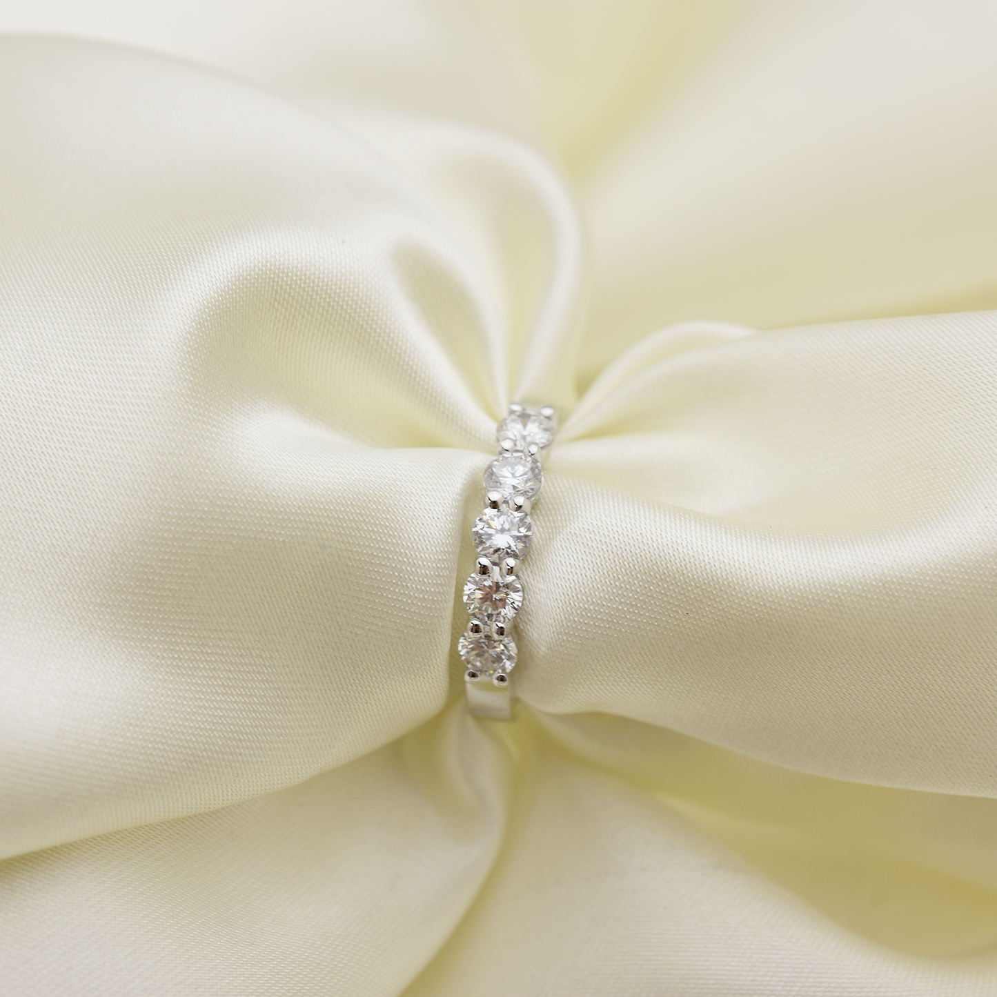 14k Diamond Wedding Band 0.75ct Total Weight