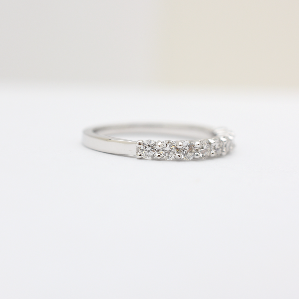 14k Diamond Wedding Band 0.45ct Total Weight