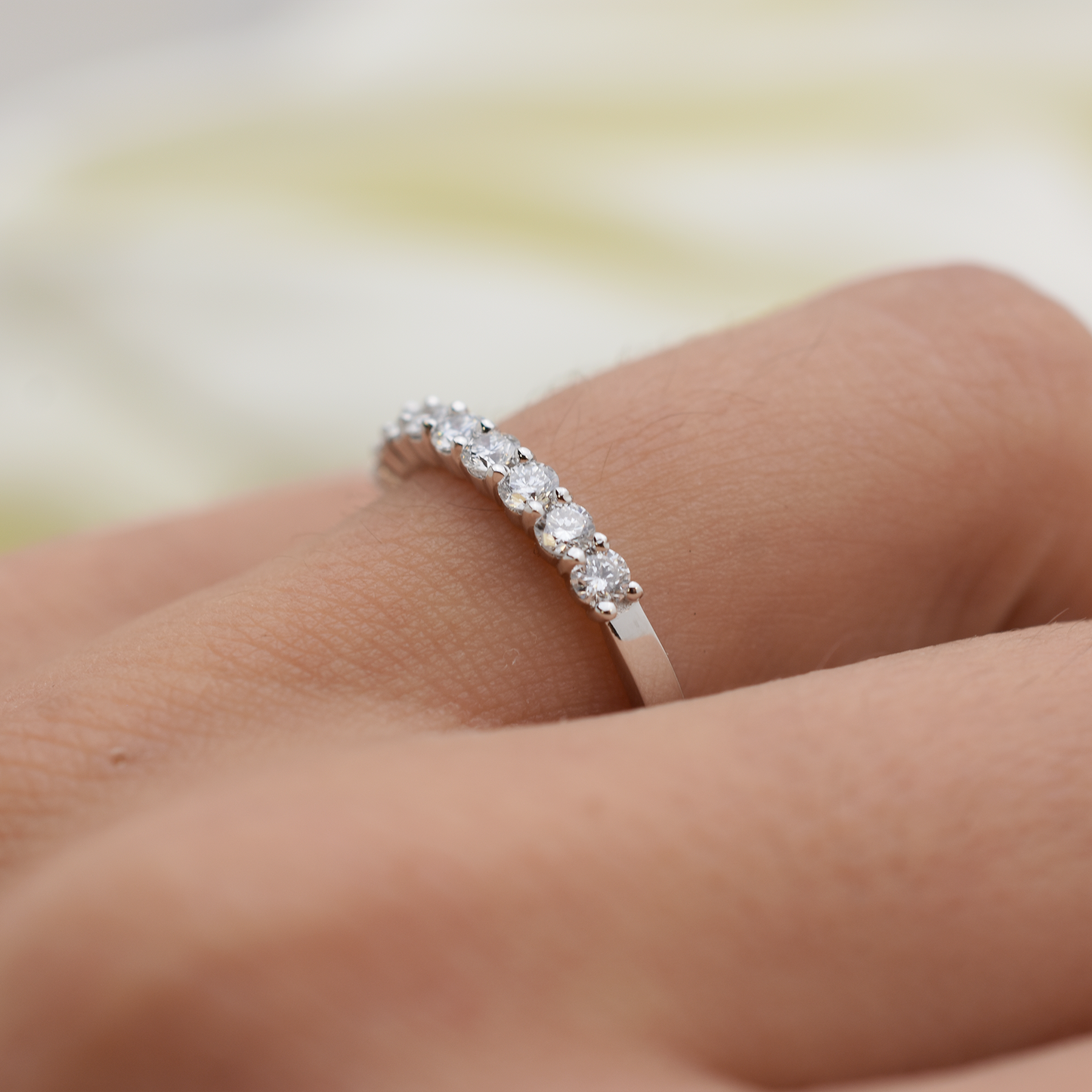 14k Diamond Wedding Band 0.45ct Total Weight