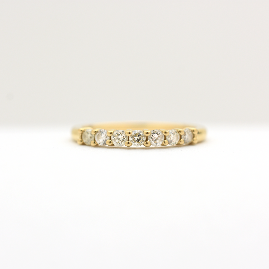 14k Diamond Wedding Band 0.35ct Total Weight