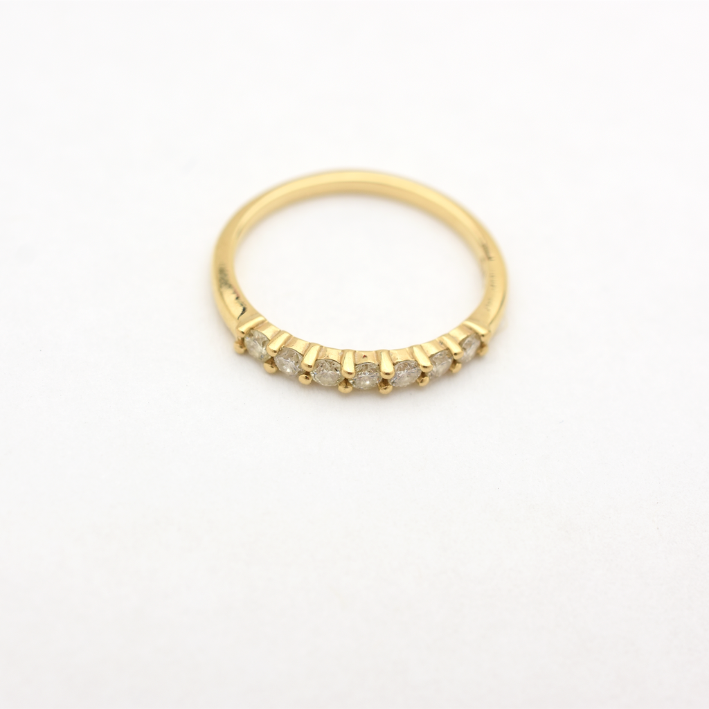14k Diamond Wedding Band 0.35ct Total Weight