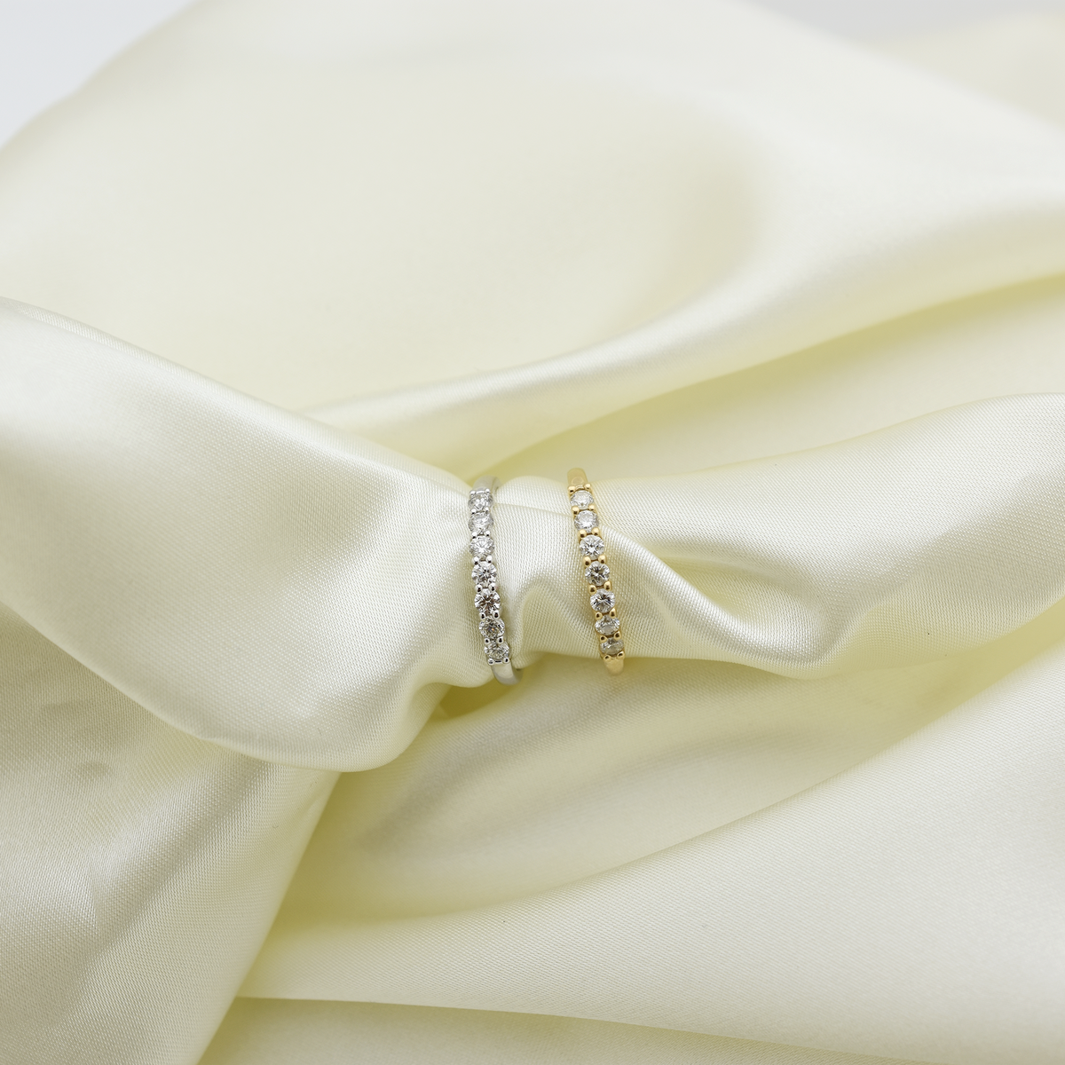 14k Diamond Wedding Band 0.35ct Total Weight