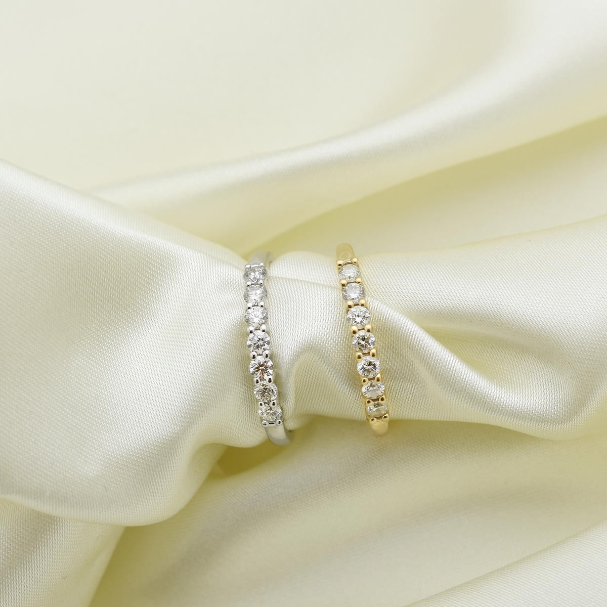14k Diamond Wedding Band 0.35ct Total Weight