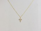 14k Gold diamond cross / 0.55 ct natural diamond cross / bezel diamond cross / baptism cross / layering necklace
This statement cross is 14k solid gold and 0.55 ct natural earth mined diamonds bezel set . The diamonds are SI 1 clarity and G color for that extra sparkle. the cross alone stands at 16 mm by 12 mm dimension.
i also make this cross in 3 other sizes , this one being the largest one. please contact me for more info.
Available in 14 k white gold , 14 k yellow gold, 14 k rose gold. The chain is 14 k