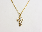 14k Gold diamond cross / 0.55 ct natural diamond cross / bezel diamond cross / baptism cross / layering necklace
This statement cross is 14k solid gold and 0.55 ct natural earth mined diamonds bezel set . The diamonds are SI 1 clarity and G color for that extra sparkle. the cross alone stands at 16 mm by 12 mm dimension.
i also make this cross in 3 other sizes , this one being the largest one. please contact me for more info.
Available in 14 k white gold , 14 k yellow gold, 14 k rose gold. The chain is 14 k