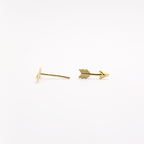 14k Arrow Earring