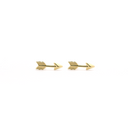 14k Arrow Earring