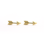 14k Arrow Earring