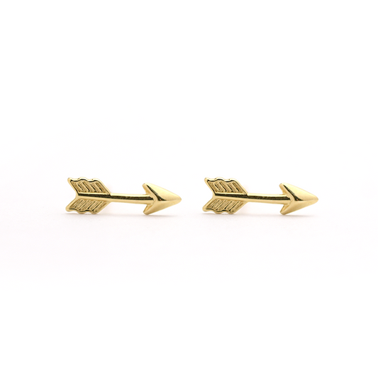 14k Arrow Earring