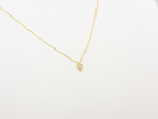 Diamond Heart necklace - minimalist heart pendant
