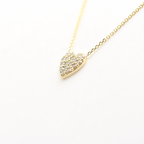 14K Diamond Heart Necklace