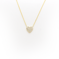 14K Diamond Heart Necklace