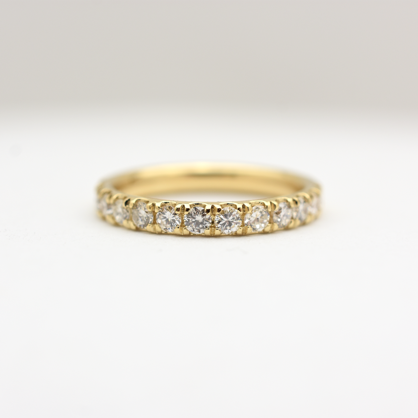 14k Diamond Wedding Band 0.55ct