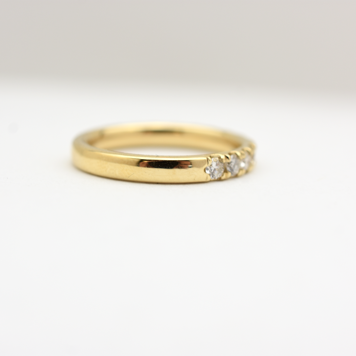 14k Diamond Wedding Band 0.55ct