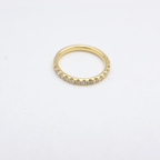 Thin diamond wedding band
