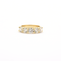 14k 5 Diamond Wedding Band