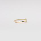 14K Diamond Evil Eye Ring