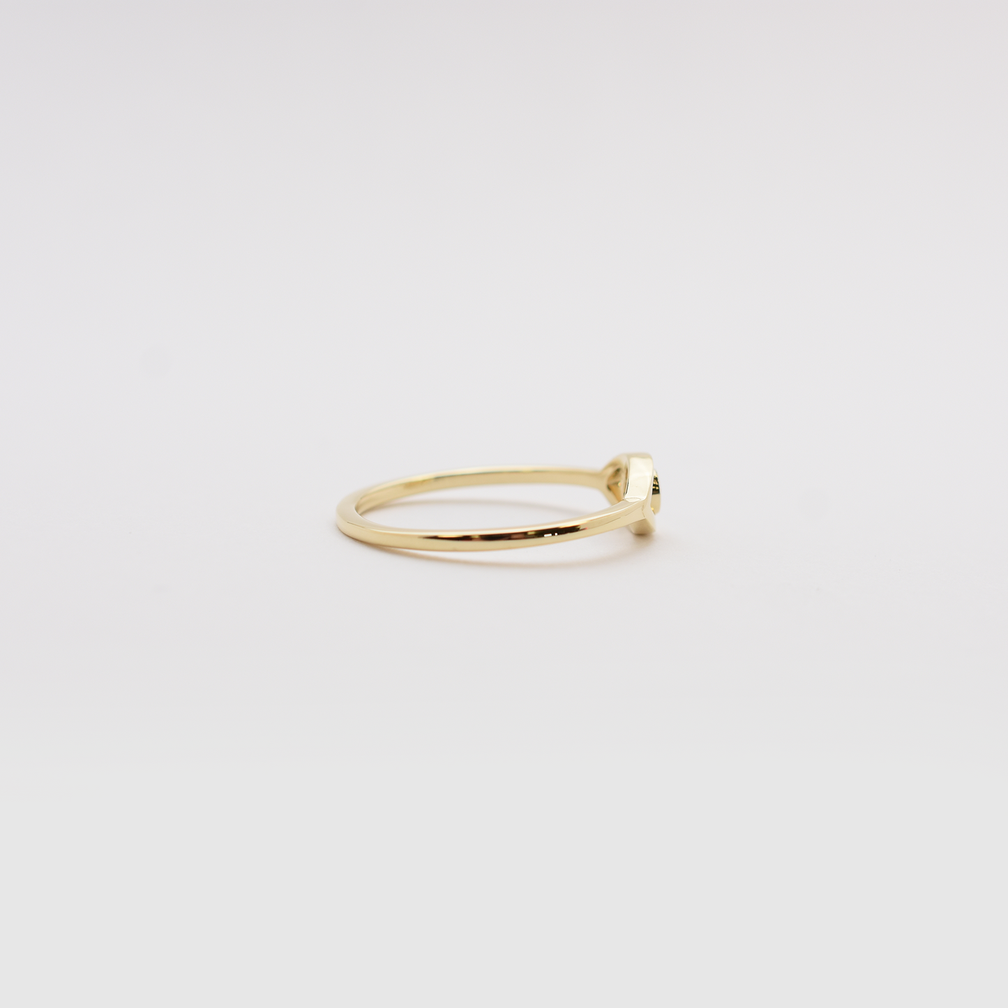 14K Diamond Evil Eye Ring