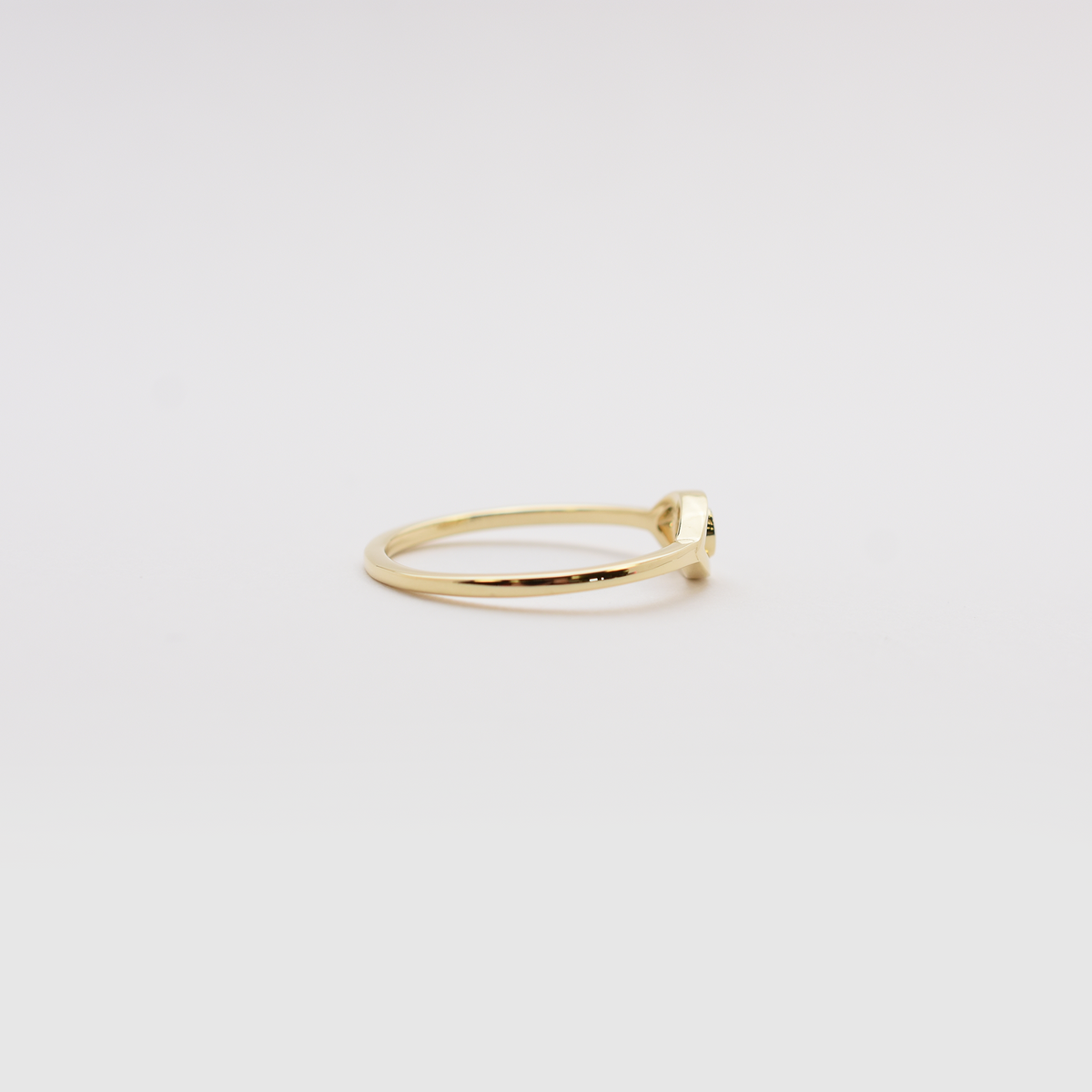 14K Diamond Evil Eye Ring