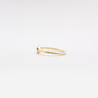 14K Diamond Evil Eye Ring
