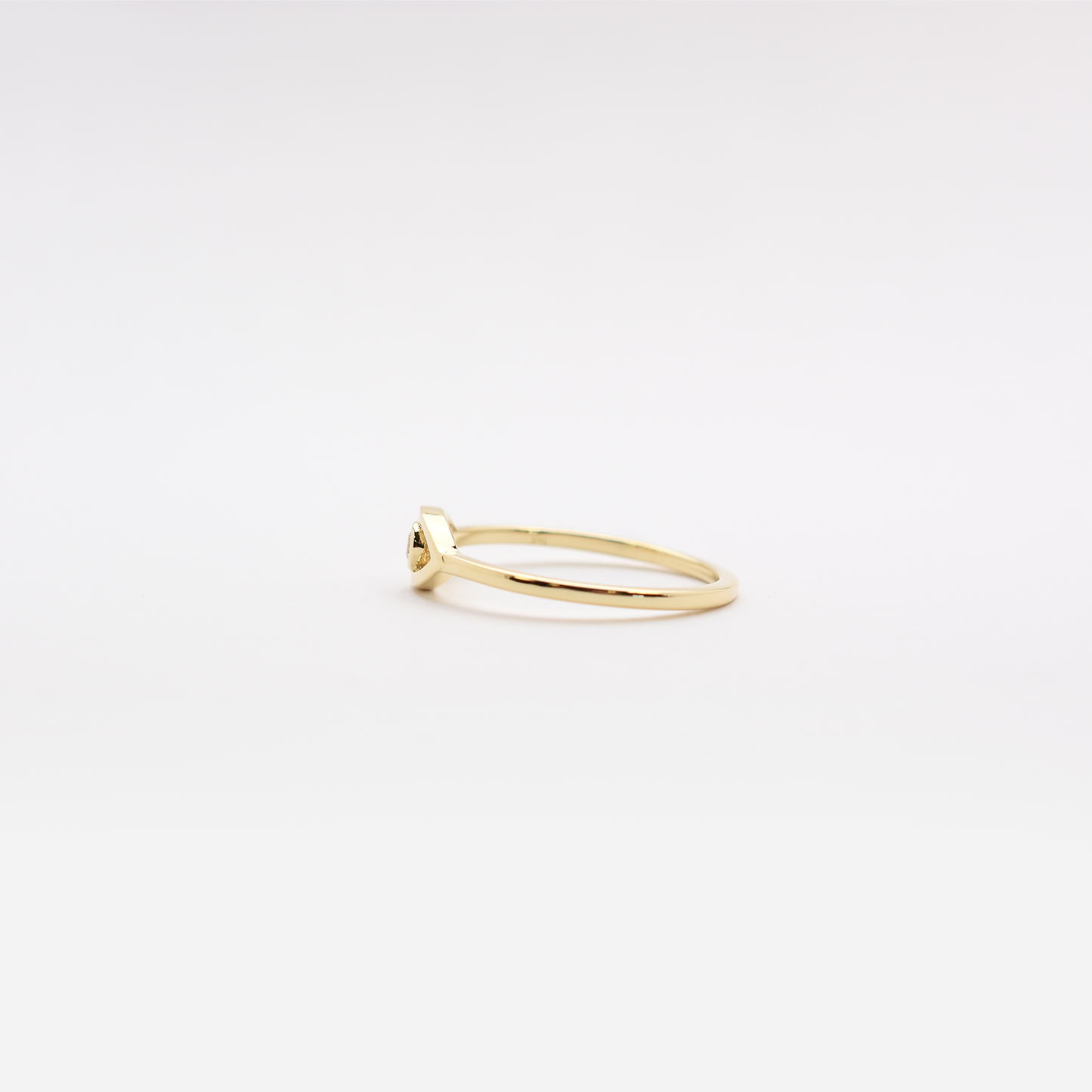 14K Diamond Evil Eye Ring