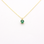 14k Emerald Necklace