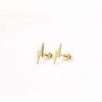 14k Lightning Bolt Earrings