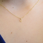 14k Mini Hamsa Necklace