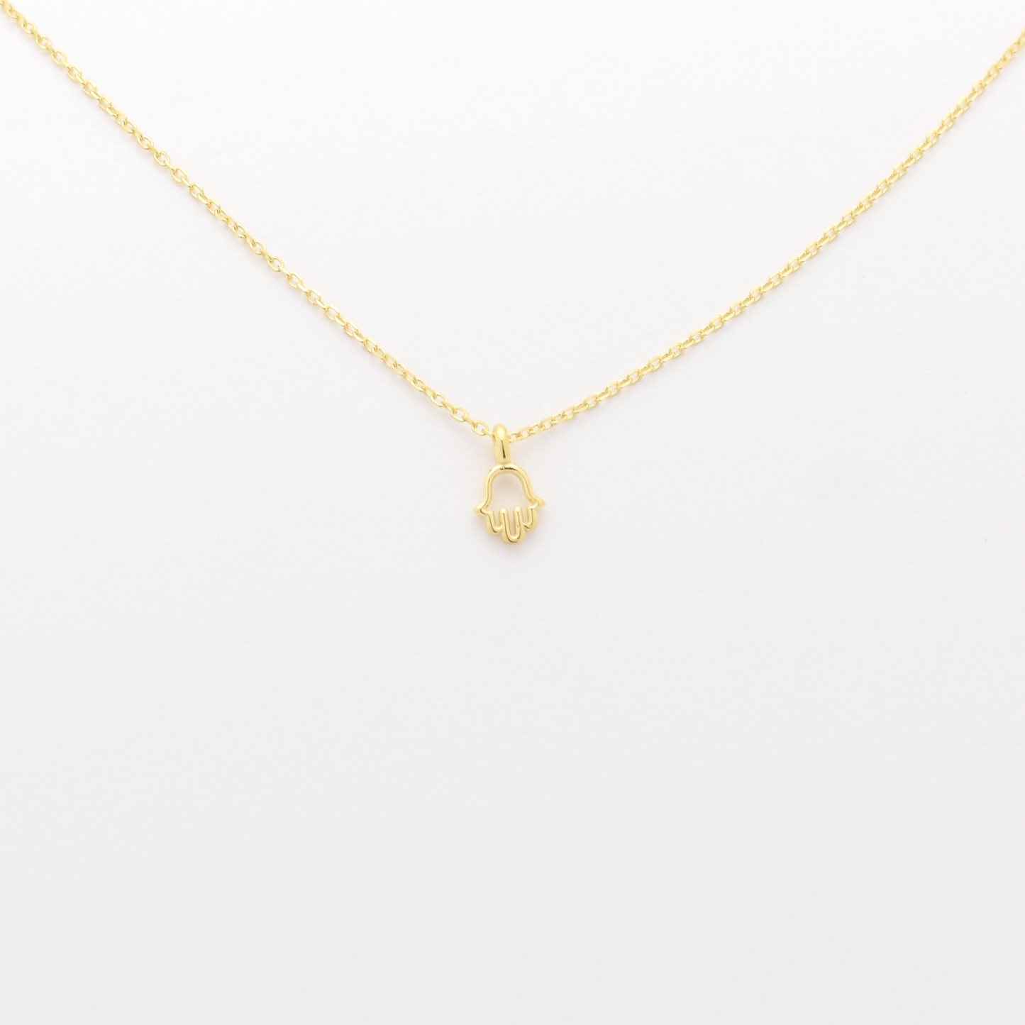 14k Mini Hamsa Necklace
