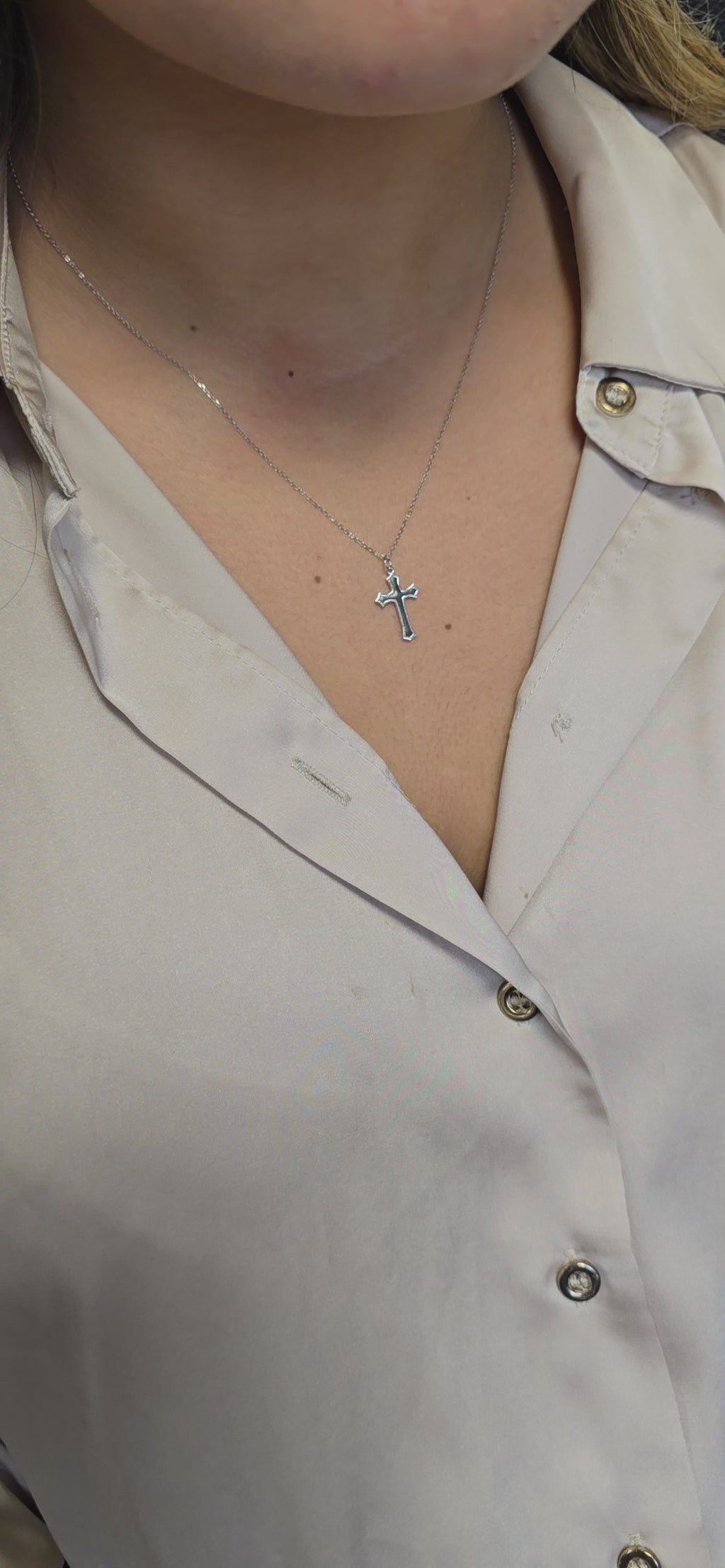 14k Enamel Orthodox Cross