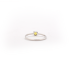 14K Yellow Sapphire Ring