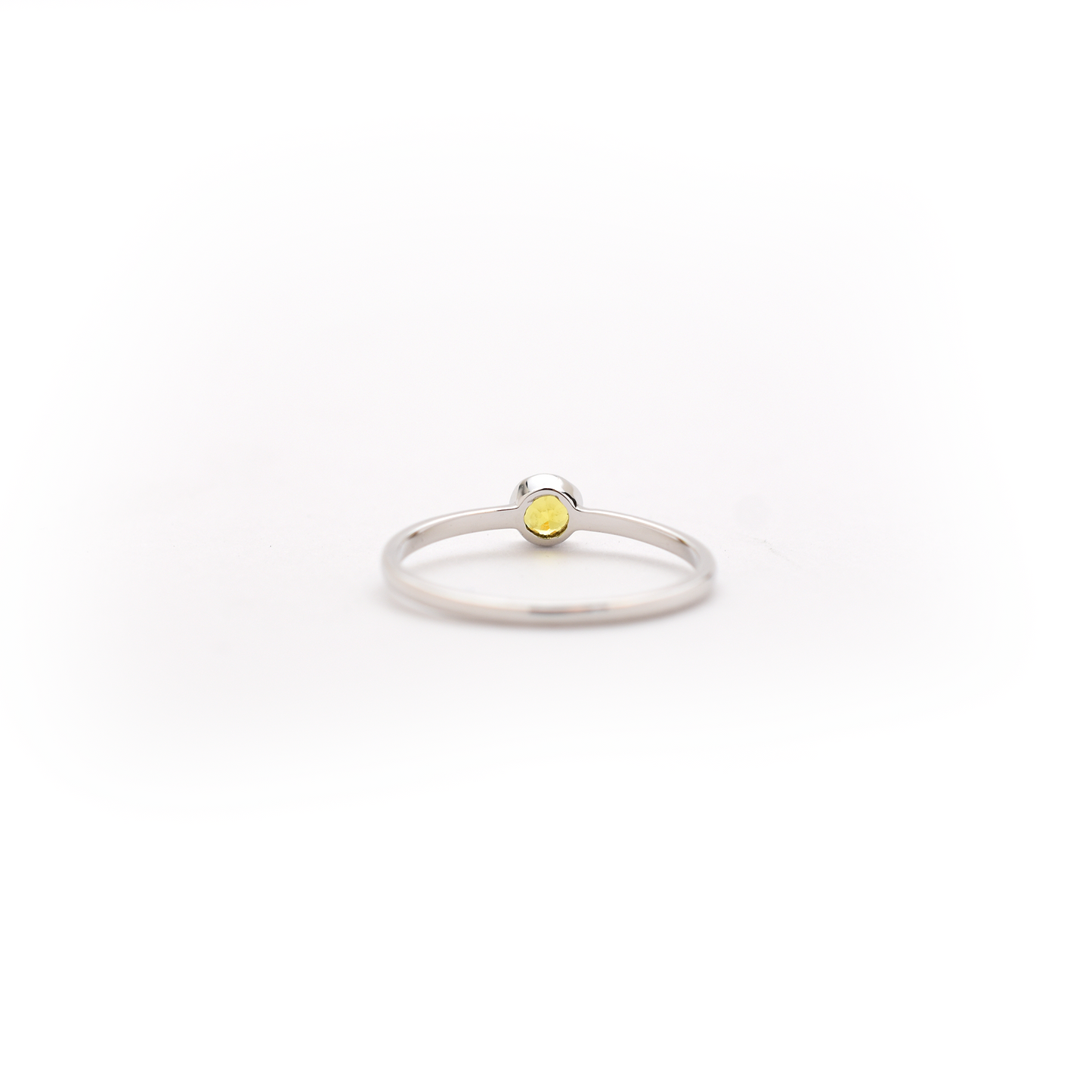 14K Yellow Sapphire Ring