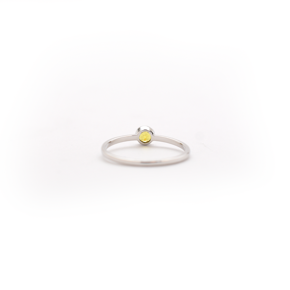 14K Yellow Sapphire Ring
