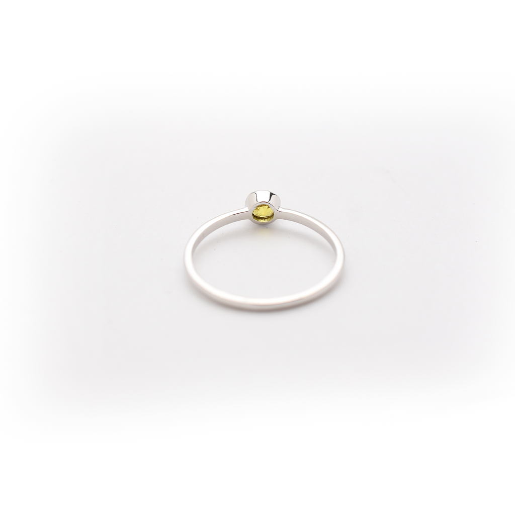 14K Yellow Sapphire Ring