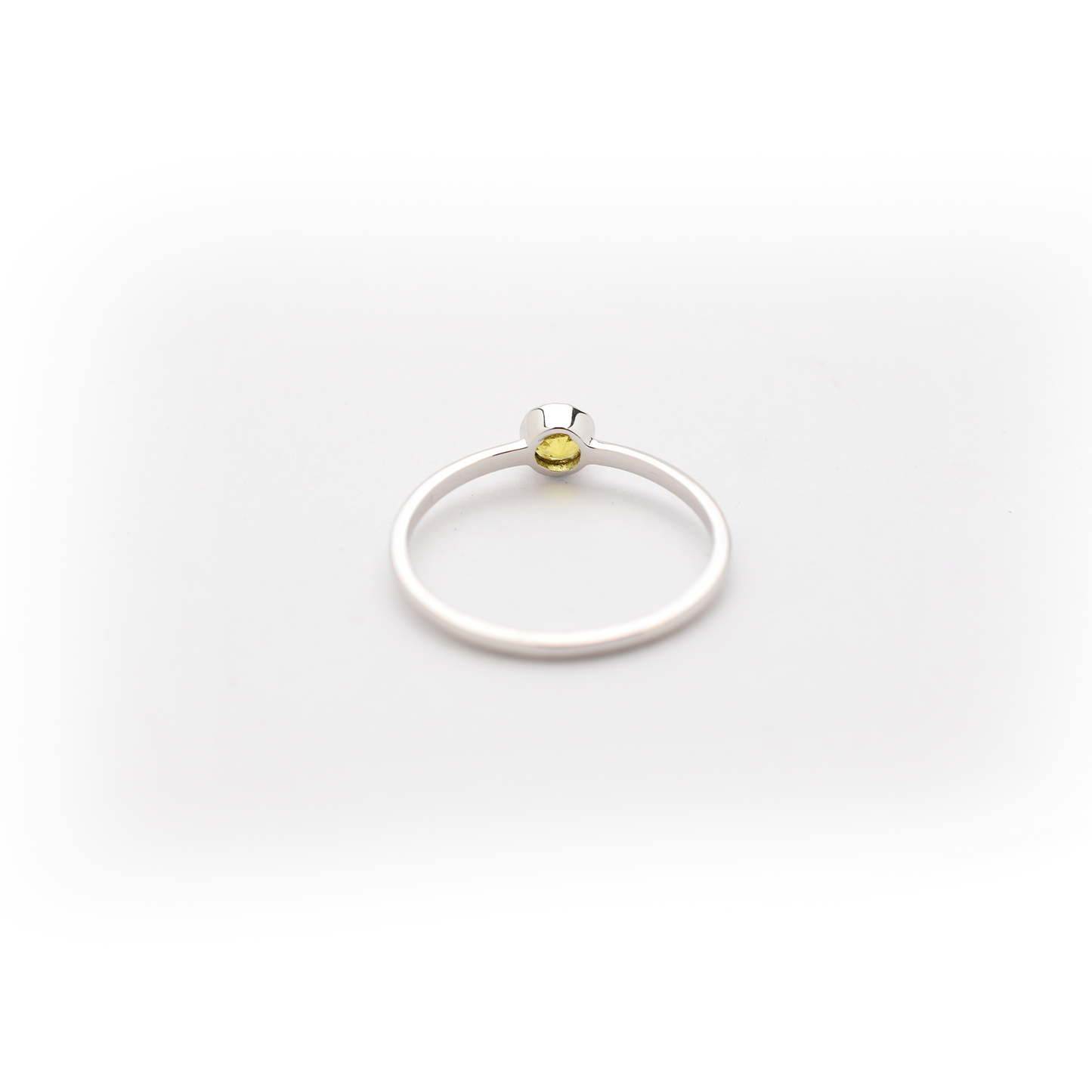 14K Yellow Sapphire Ring