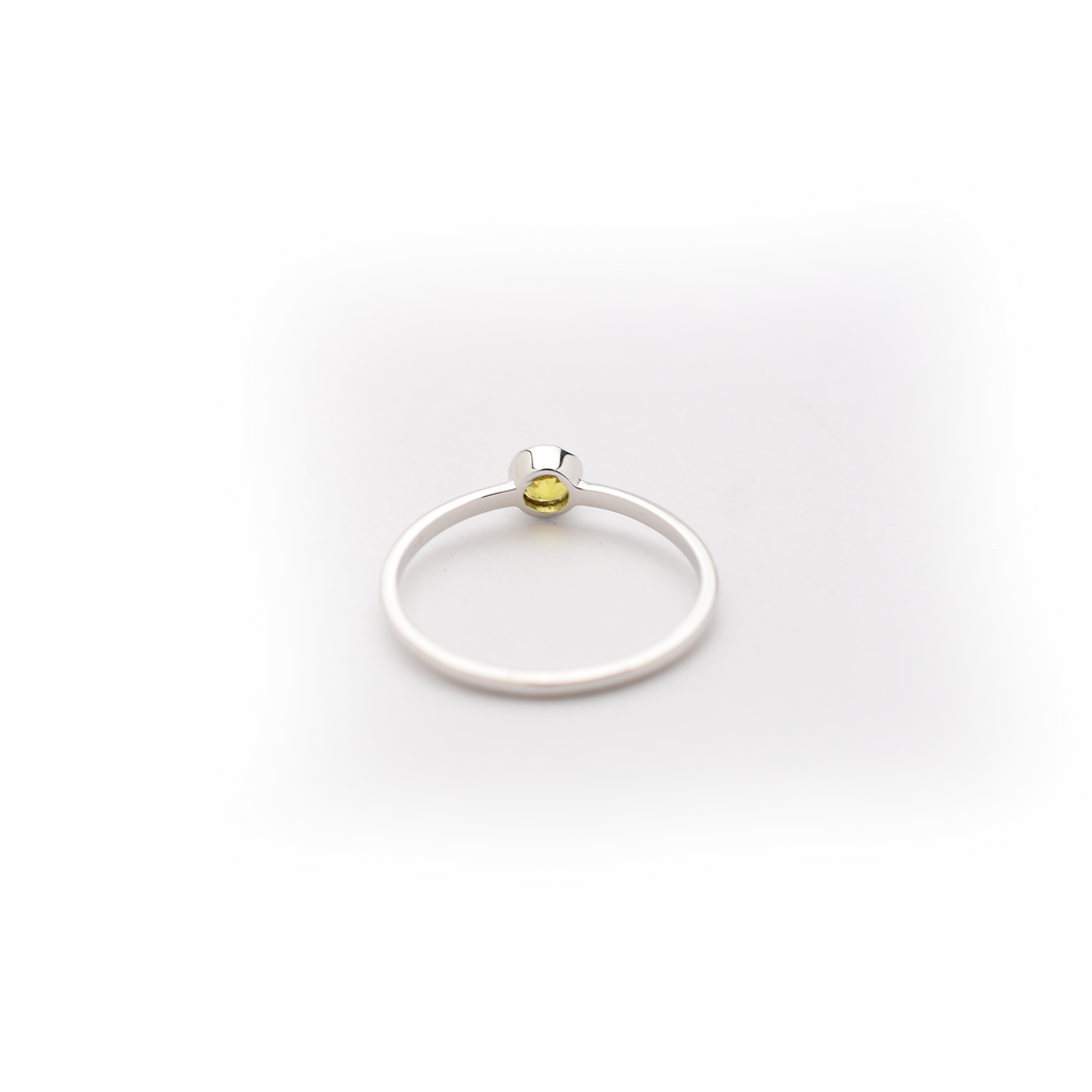 14K Yellow Sapphire Ring